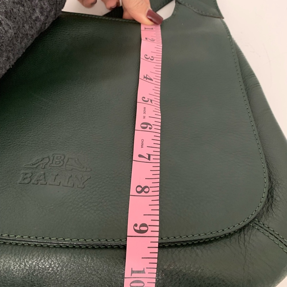 Bally Hunter green Hobo shoulder handbag - Picture 7 of 8